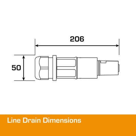 POWERSAFE Line Drain 500A Red