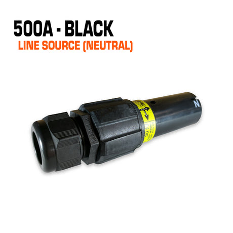 Powersafe 500 amp black line source connector.