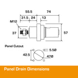 POWERSAFE Panel Drain 500A Earth