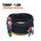 powersafe drain tail 70mm2 extension lead 1 metre