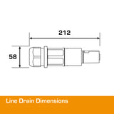 POWERSAFE Line Drain 800A Black