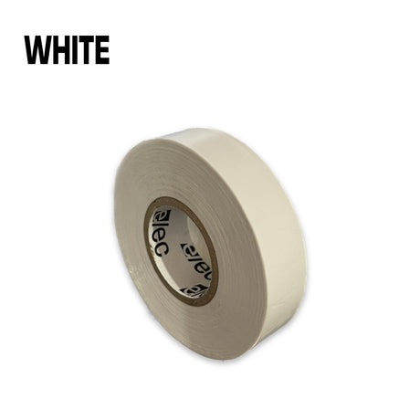 White electrical tape roll.