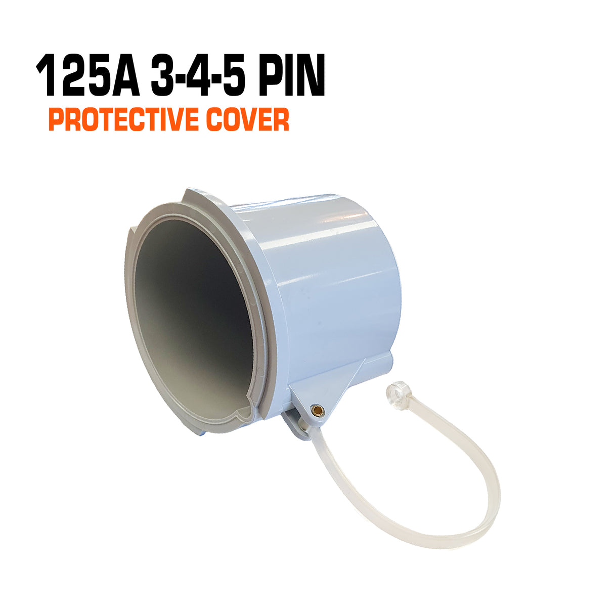 QIXING IP67 Protective Cover Cap - 125A 3-4-5 Pin