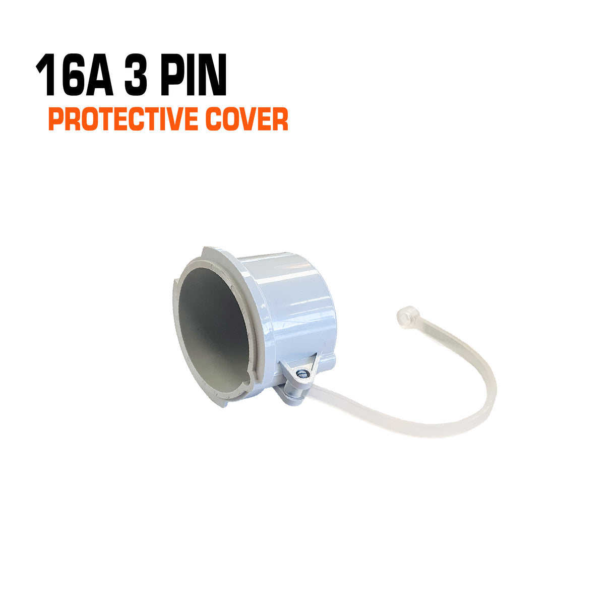 QIXING IP67 Protective Cover Cap - 16A 3 Pin