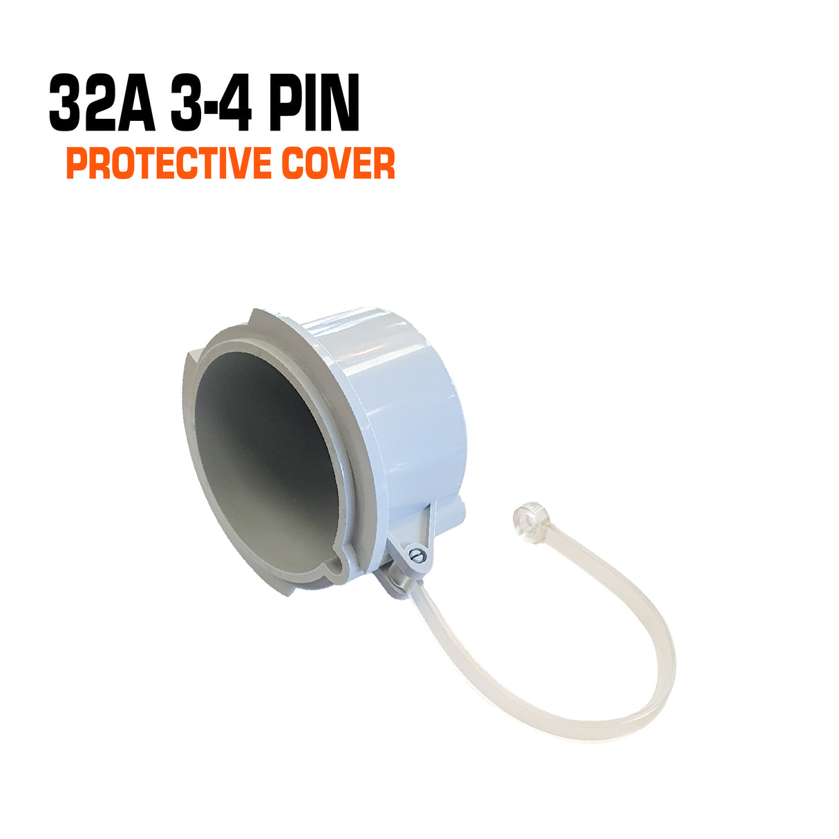 QIXING IP67 Protective Cover Cap - 32A 3-4 Pin