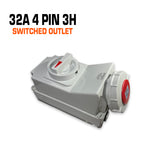 Qixing 32 amp 4 pin switched outlet.