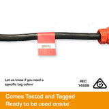 32 Amp Single Phase Extension Lead 3 Pin - 30M