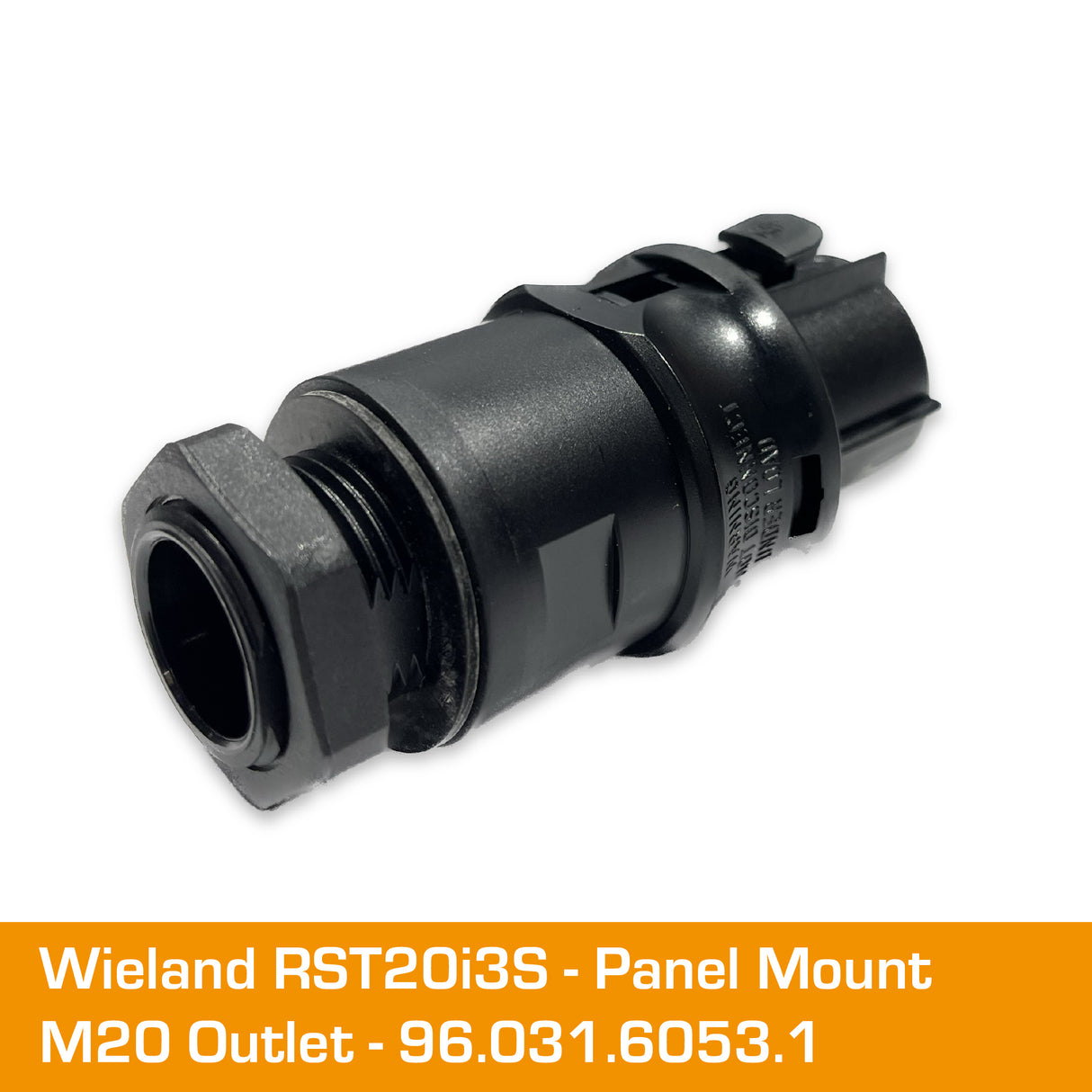 WIELAND RST20i3 Panel outlet 3P Screw M20 thread G3.