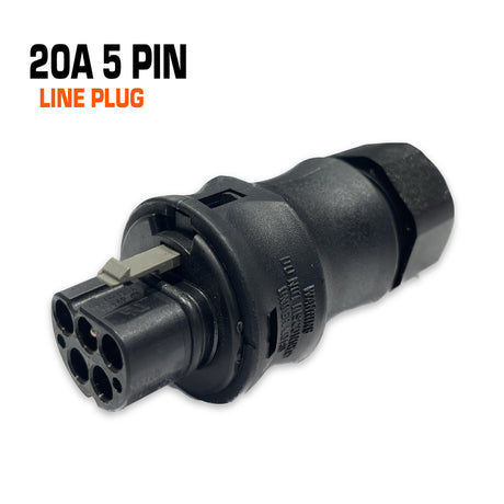 Wieland 20 amp 5 pin line plug.