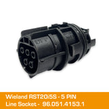 WIELAND RST20i5 Line Socket G5 10-14mm clamp