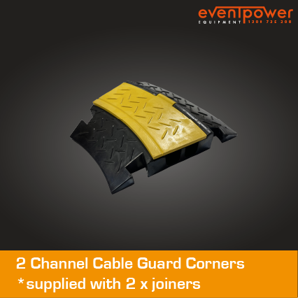 Cable Guards - 2 Channel - Corner
