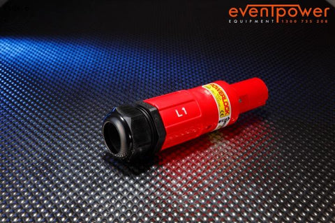 Powerlock Line Drain 400Amp Red 120mm Set screw