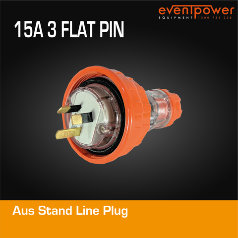Aus stand Line plug 15A 3 Flat PIN