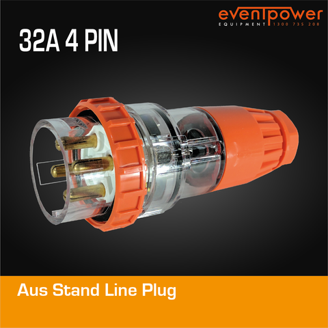 Aus Stand Line plug 32A 4 PIN