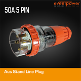 Aus Stand Line Plug 50A 5 PIN