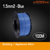 1.5mm2 V90HT PVC 0.6/1kV Single Core Flex Blue