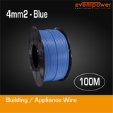 4mm2 V90HT PVC 0.6/1kV Single Core Flex Blue