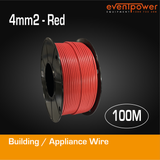 4mm2 V90HT PVC 0.6/1kV Single Core Flex Red