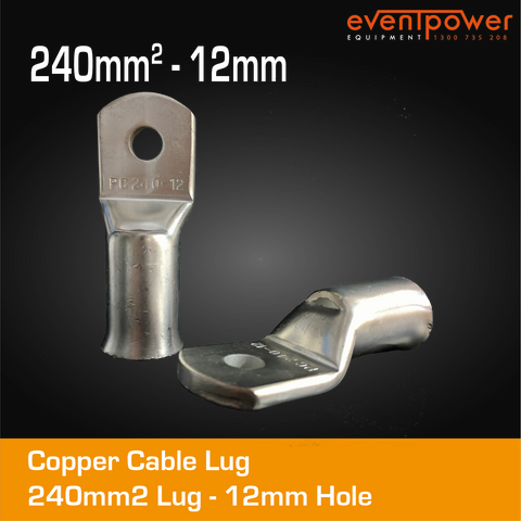 Copper Cable Lug - 240mm Lug 12mm Hole