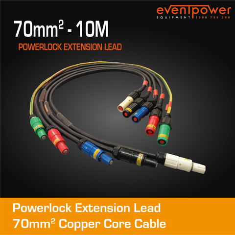 10m 70mm2 Powerlock cable set