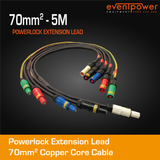 5m 70mm2 Powerlock cable set