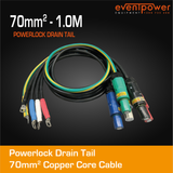 70mm2 Powerlock Drain Tails - 1m