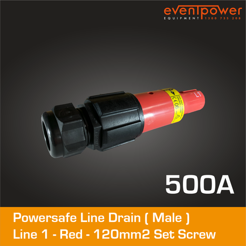 PowerSafe Line Drain 500A Red