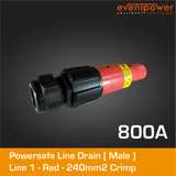 PowerSafe Line Drain 800A Red