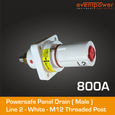 PowerSafe Panel Drain 800A White