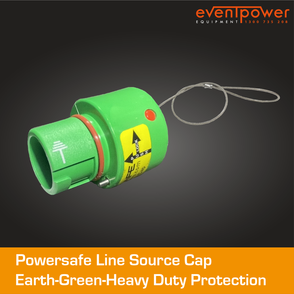 Powersafe Source Powersafe Line Source Green IP67 Enviromental Cap – EVENTPOWER EQUIPMENT