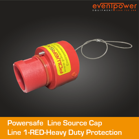 Powersafe Line Source Red IP67 Enviromental Cap