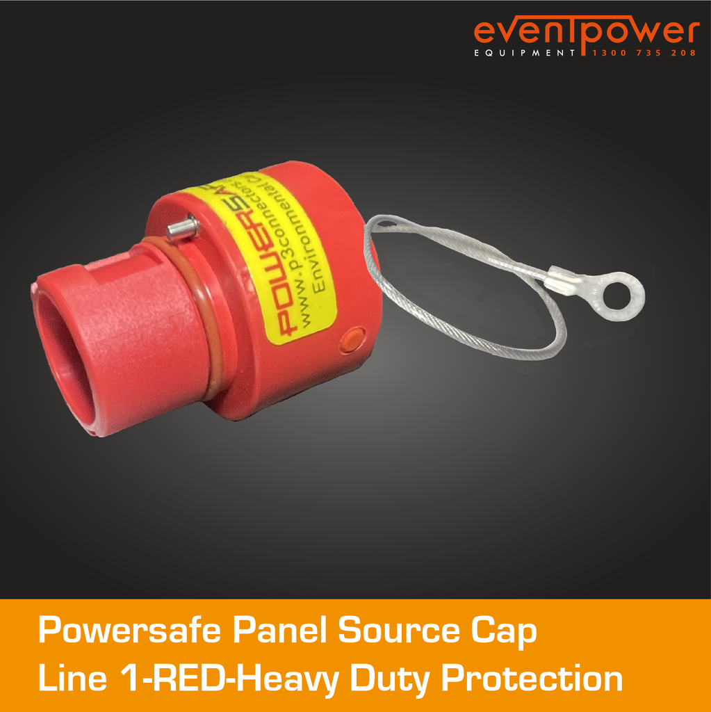 Powersafe Source Powersafe Panel Source Red IP67 Environmental Cap – EVENTPOWER EQUIPMENT