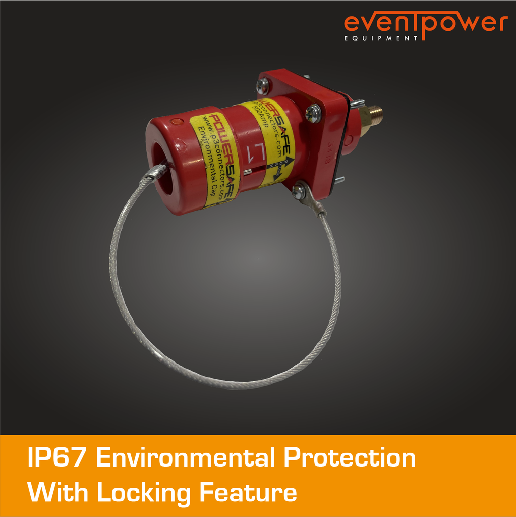 Powersafe Source Powersafe Panel Source Red IP67 Environmental Cap – EVENTPOWER EQUIPMENT