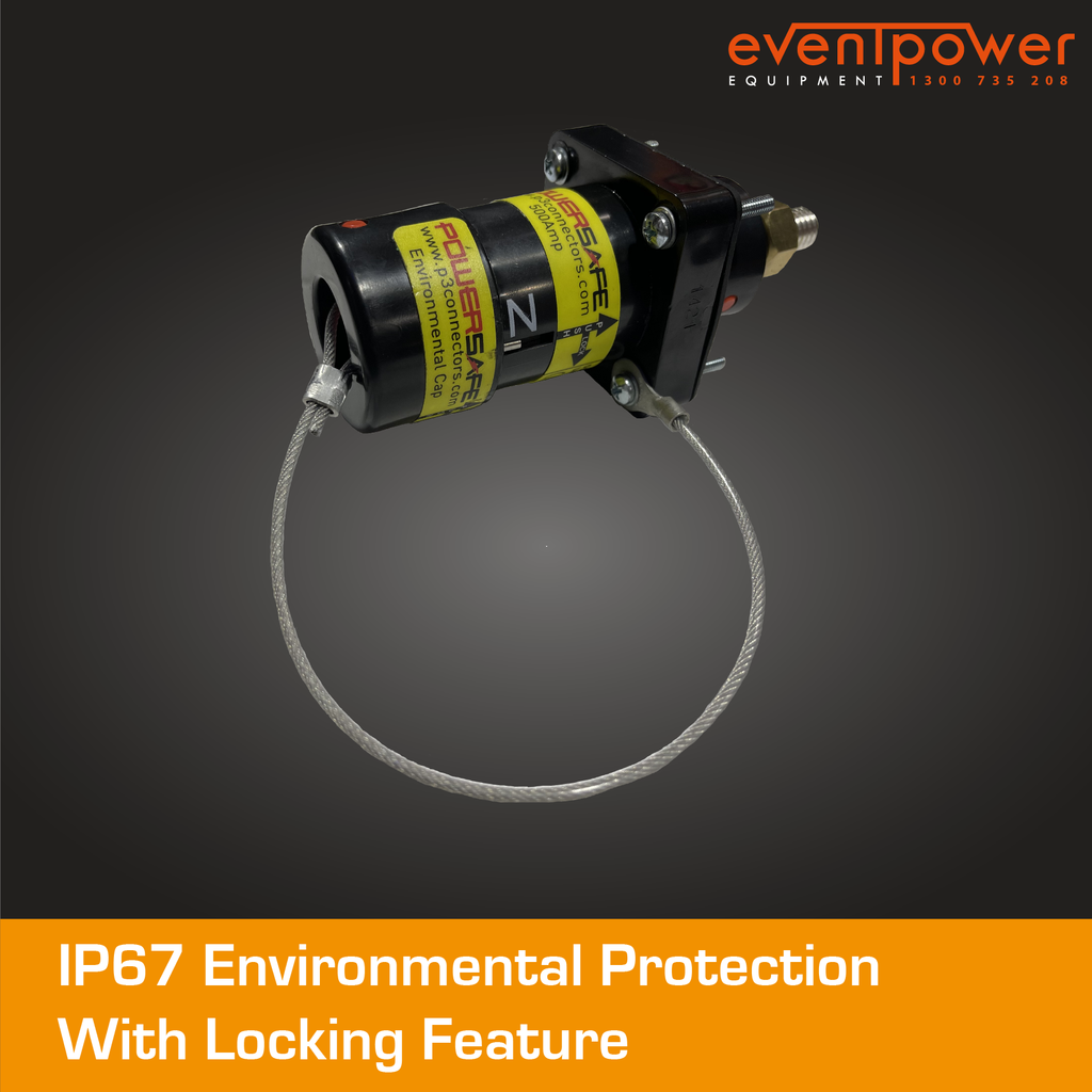 Powersafe Source Powersafe Panel Source Black IP67 Environmental Cap – EVENTPOWER EQUIPMENT