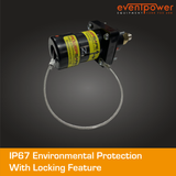 Powersafe Panel Source Black IP67 Environmental Cap