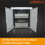 Alogic SB-CT24B156 Smartbox 24 Bay Notebook/Chromebook & Tablet Charging Trolley - USED - THIS PRODUCT IS EX-HIRE STOCK