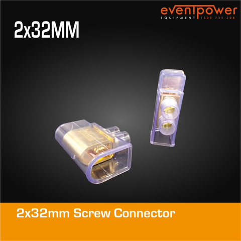 2x32mm Screw Connector