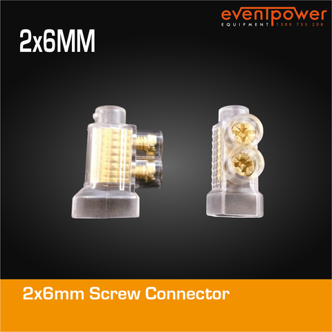 2x6mm Screw Connector