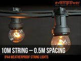 Festoon Lights - Cable Belt - 10M - 50cm spacing