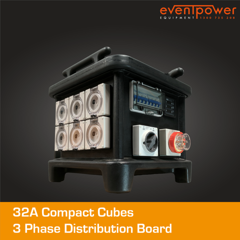 32A Compact Cube - 12x15A Outlets
